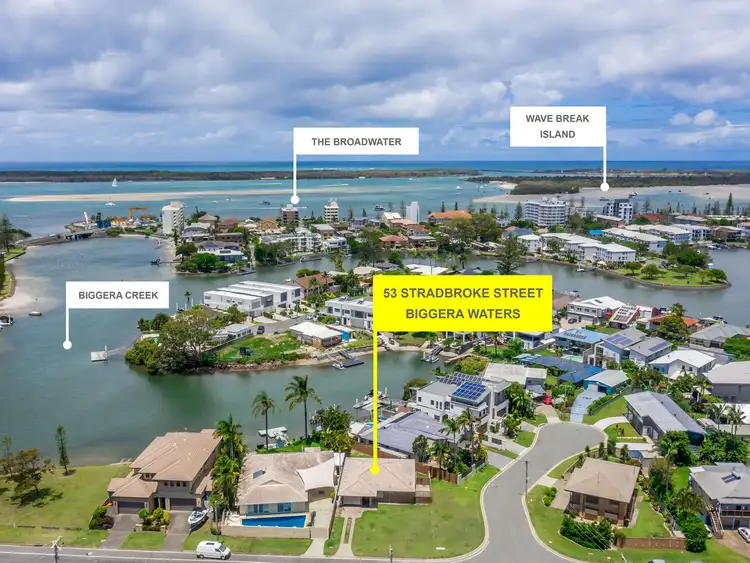 Main view of Homely house listing, 53 Stradbroke Street, Biggera Waters QLD 4216