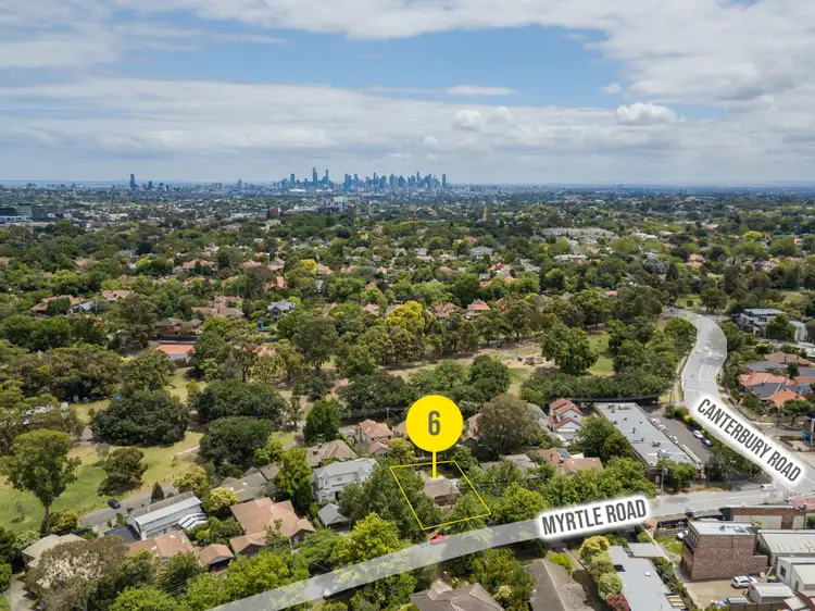 Second view of Homely house listing, 6 Myrtle Road, Canterbury VIC 3126