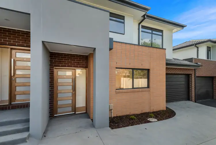 Second view of Homely townhouse listing, 3/295 Greenwood Drive, Watsonia VIC 3087
