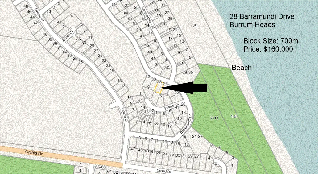 Main view of Homely land listing, 28 Barramundi Drive, Burrum Heads QLD 4659