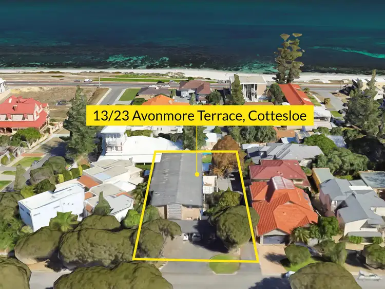 Main view of Homely unit listing, 13/23 Avonmore Terrace, Cottesloe WA 6011