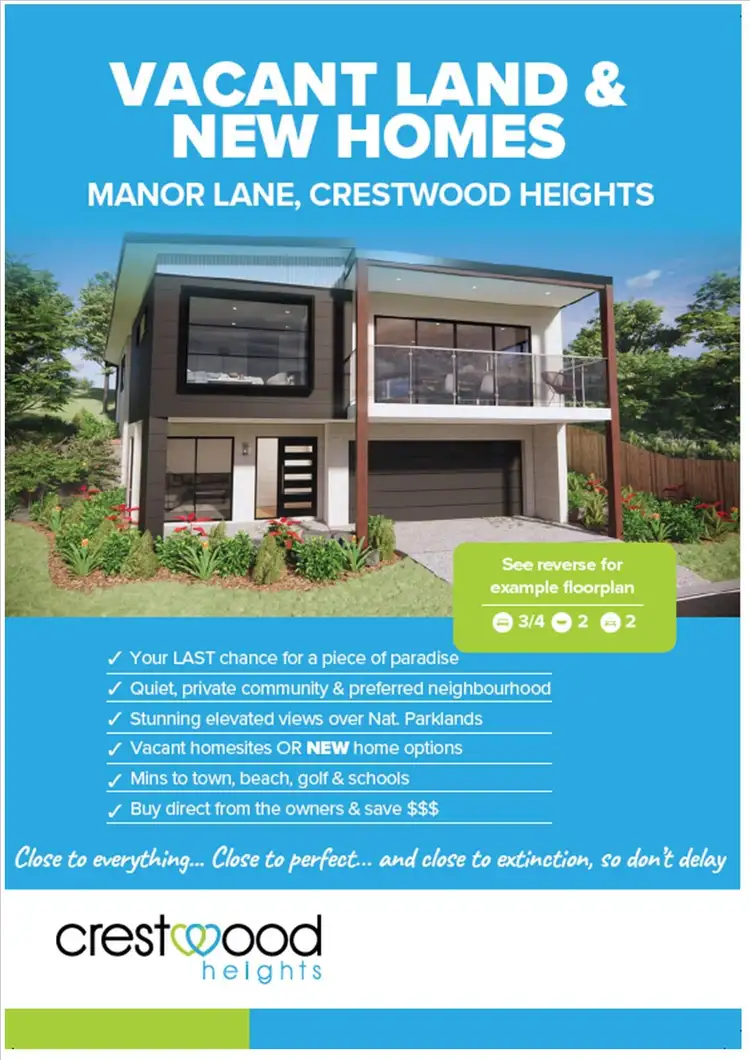Main view of Homely house listing, Lot 8 Manor Lane, Port Macquarie NSW 2444