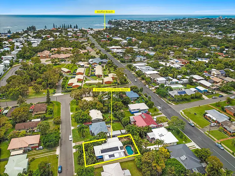 Second view of Homely house listing, 3 Mellum Court, Dicky Beach QLD 4551