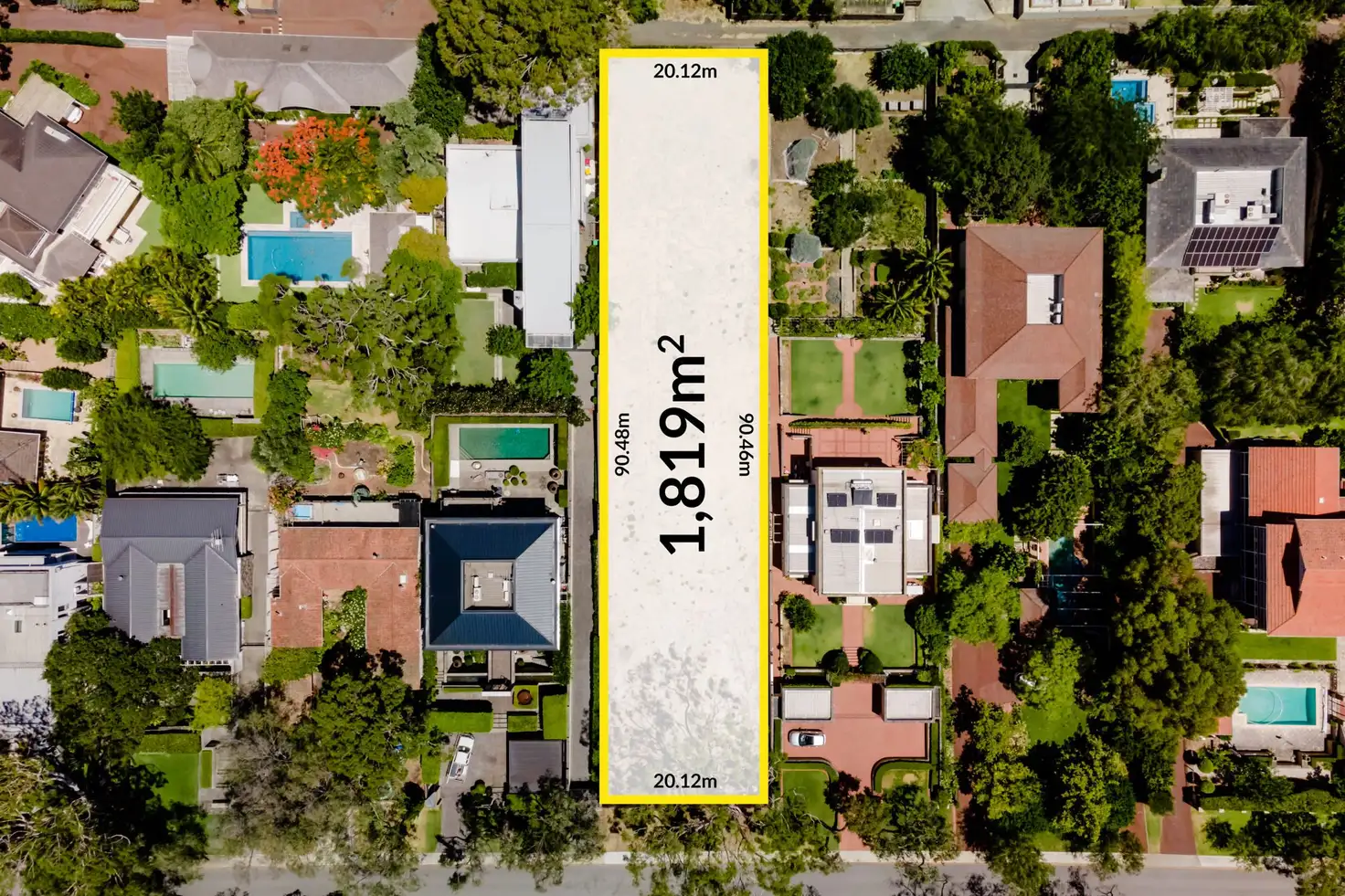 Main view of Homely land listing, 153 Forrest Street, Peppermint Grove WA 6011