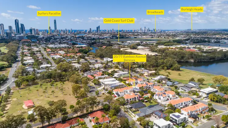Main view of Homely townhouse listing, 20/77-95 Bamboo Avenue, Benowa QLD 4217
