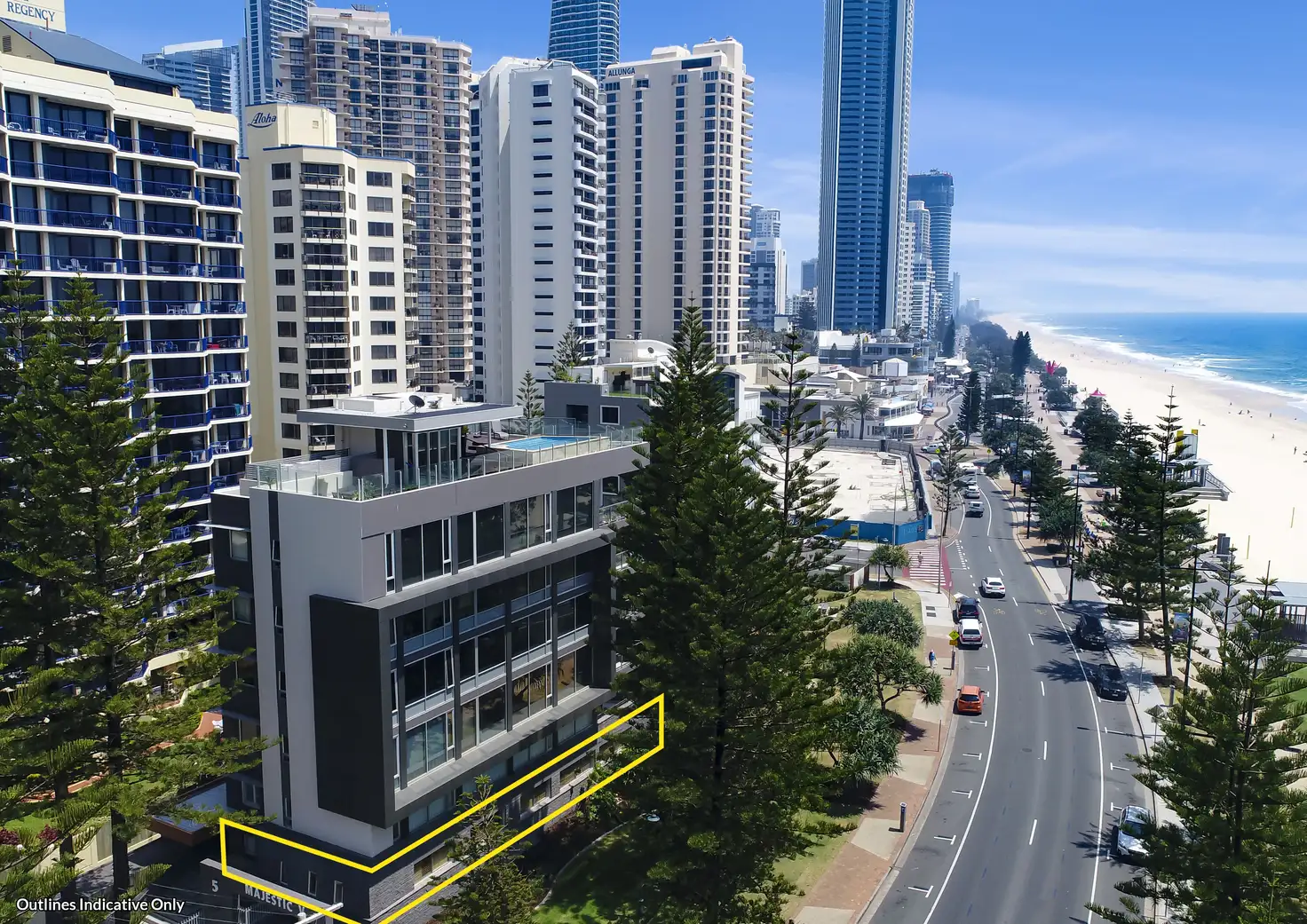 Main view of Homely apartment listing, 1/5 Laycock Street, Surfers Paradise QLD 4217