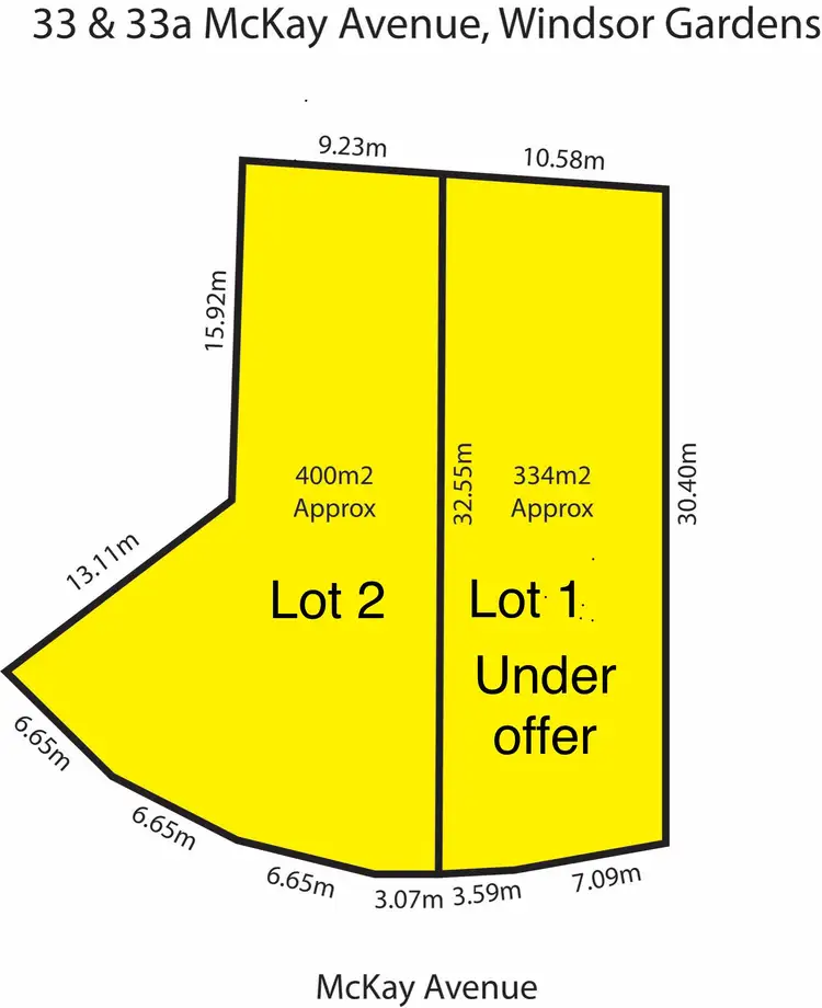 Main view of Homely land listing, 33 & 33a McKay Avenue, Windsor Gardens SA 5087