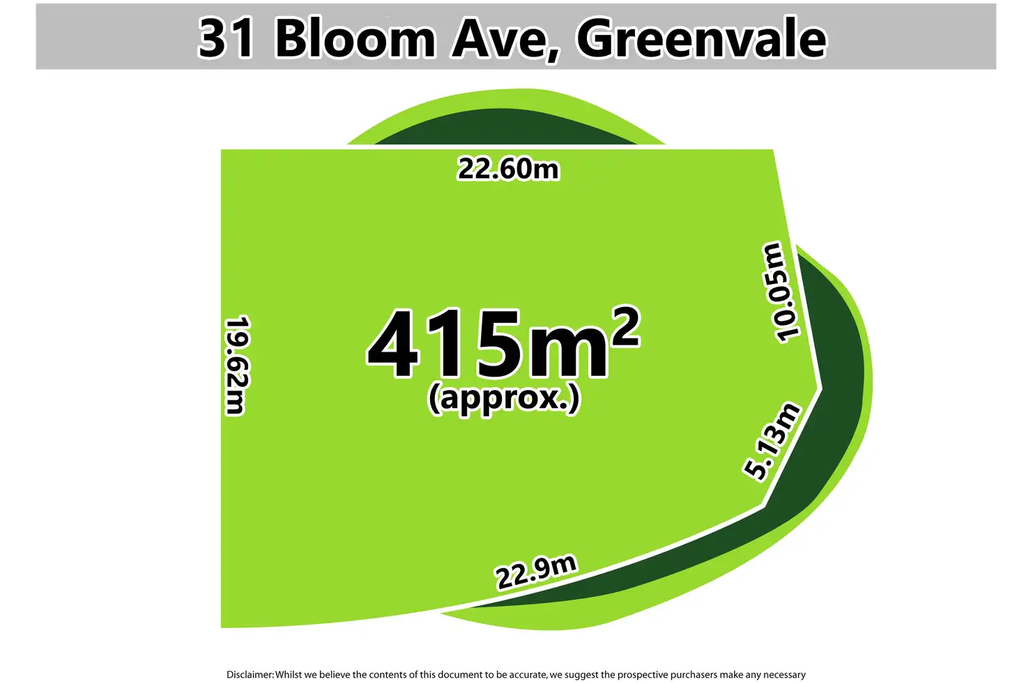 Main view of Homely land listing, 31 Bloom Avenue, Greenvale VIC 3059