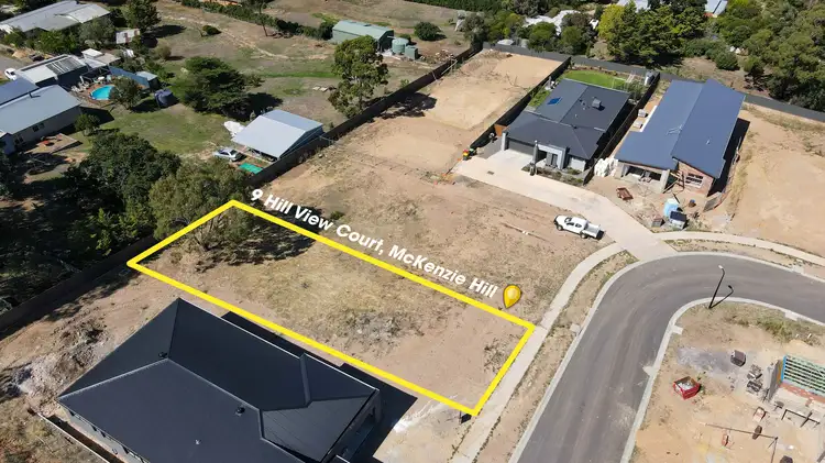 Second view of Homely land listing, 9 Hill View Court, Mckenzie Hill VIC 3451