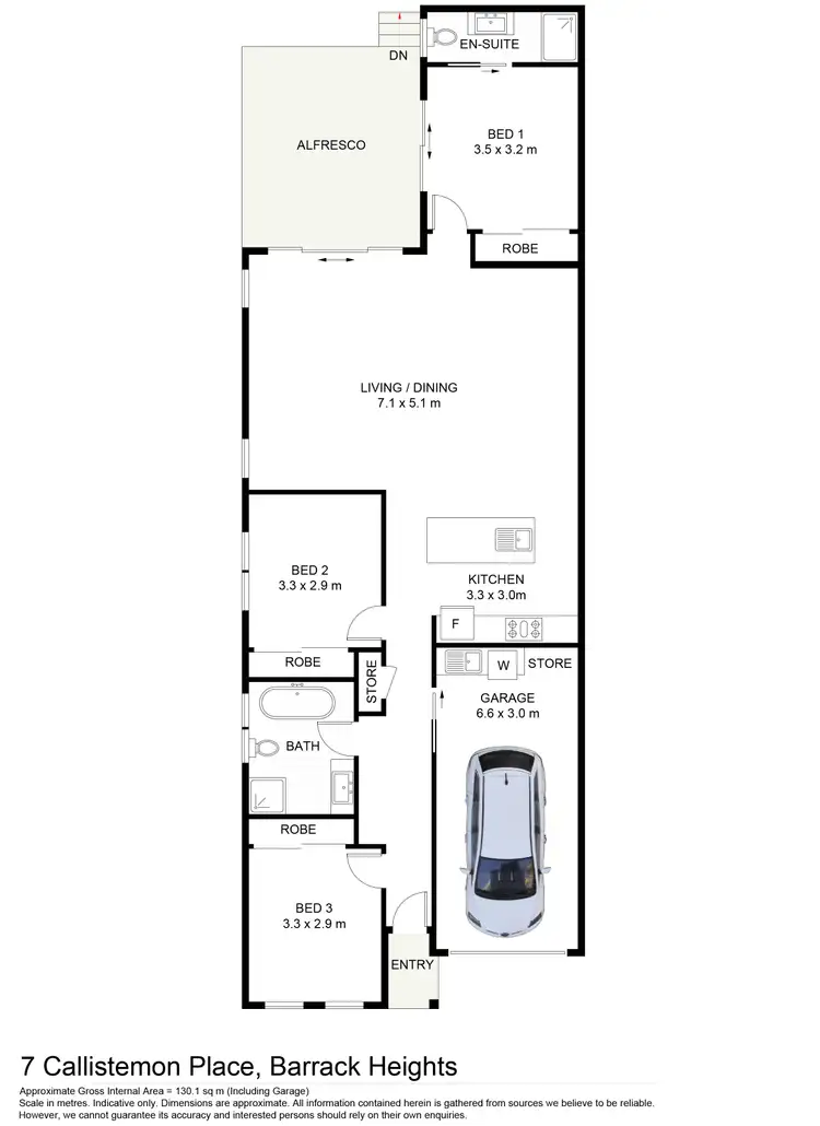 Main view of Homely semi-detached listing, 7A Callistemon Place, Barrack Heights NSW 2528