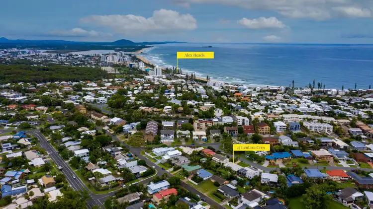 Second view of Homely house listing, 27 Lentara Crescent, Mooloolaba QLD 4557