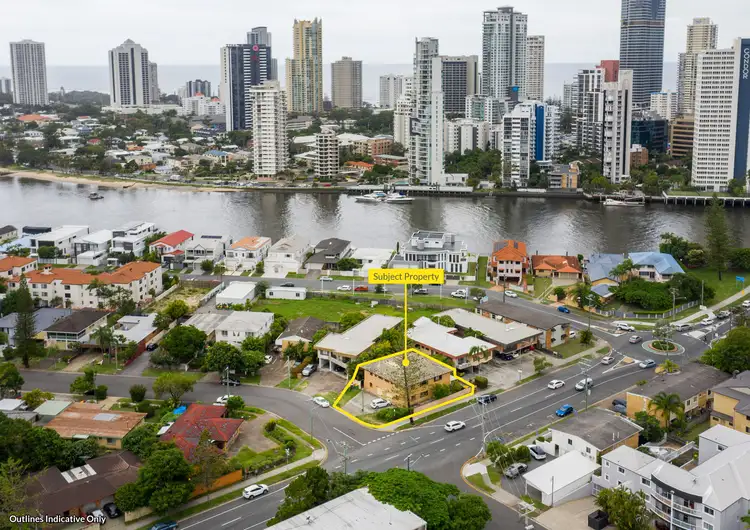Second view of Homely semi-detached listing, 1 & 2/15 Thomas Drive, Chevron Island QLD 4217