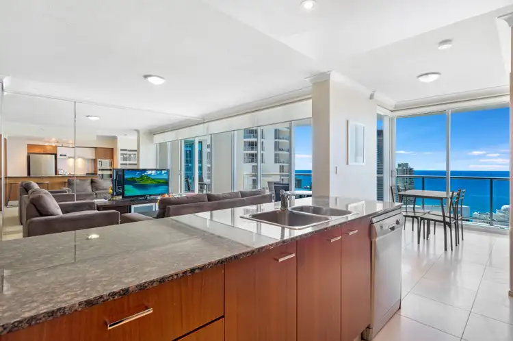 Sixth view of Homely apartment listing, 3363/23 Ferny Avenue, Surfers Paradise QLD 4217