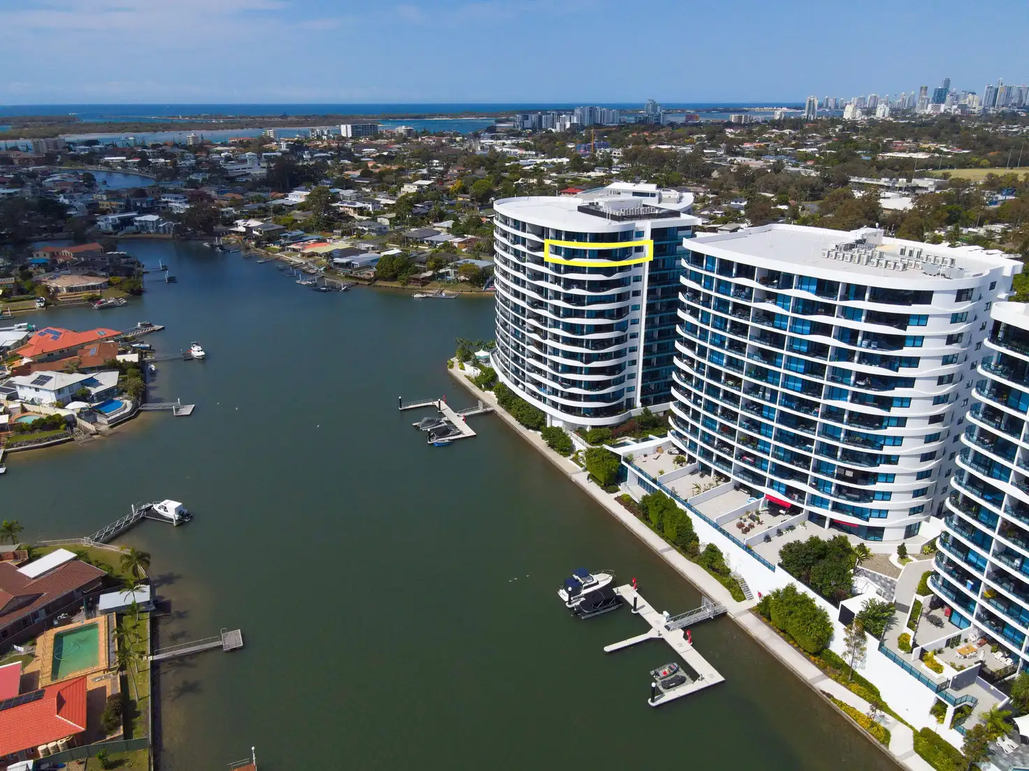 Main view of Homely apartment listing, 11201/5 Harbour Side Court, Biggera Waters QLD 4216