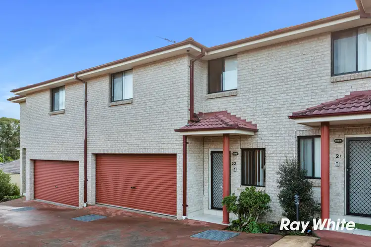 Main view of Homely townhouse listing, 22/38 Hillcrest Road, Quakers Hill NSW 2763