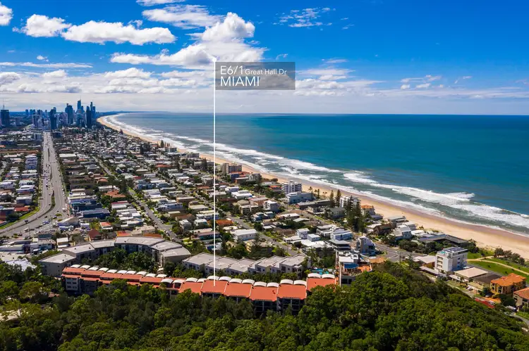 Main view of Homely apartment listing, E6/1 Great Hall Drive, Miami QLD 4220