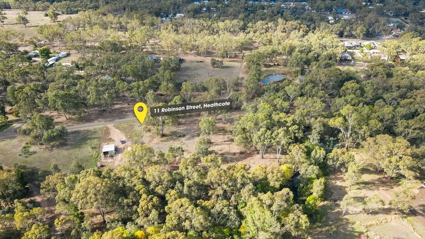 Main view of Homely land listing, 11 Robinson Street, Heathcote VIC 3523