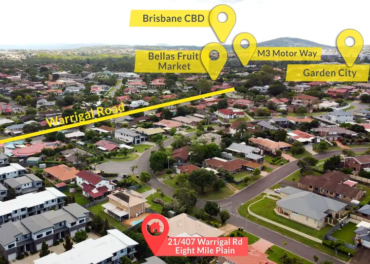 Main view of Homely townhouse listing, 21/407 Warrigal Road, Eight Mile Plains QLD 4113