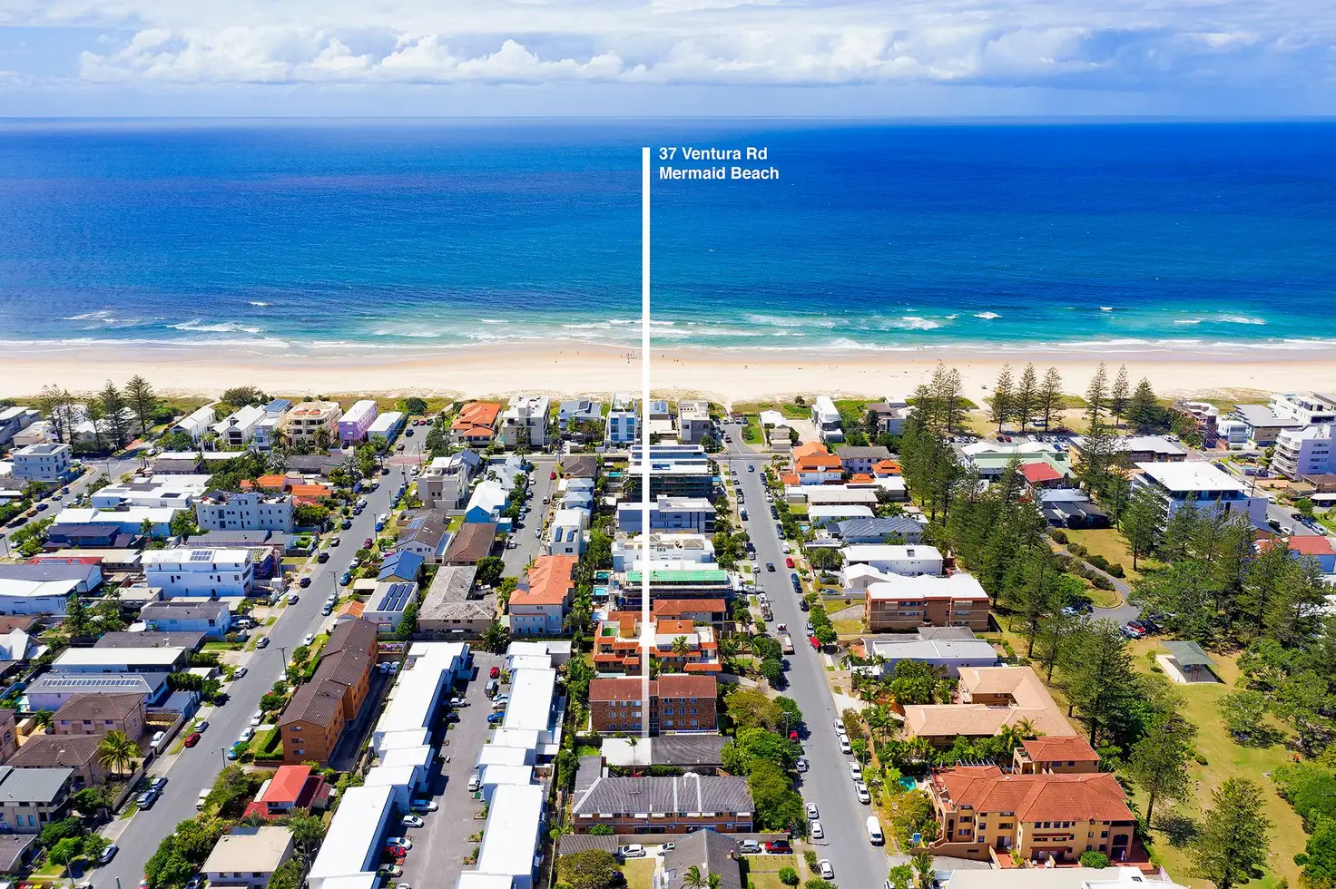 Main view of Homely house listing, 37 Ventura Road, Mermaid Beach QLD 4218