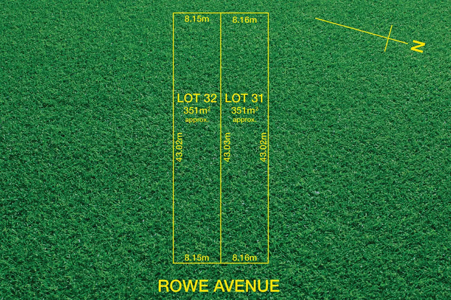 Main view of Homely land listing, Lots 1& 2/65 Rowe Avenue, Northfield SA 5085