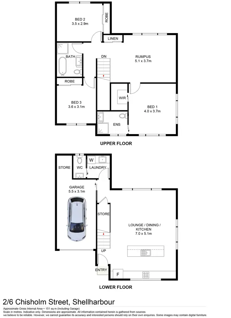 Fifth view of Homely townhouse listing, 2/6 Chisholm Street, Shellharbour NSW 2529