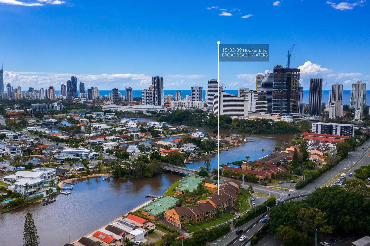 Main view of Homely apartment listing, 15/33-39 Hooker Boulevard, Broadbeach Waters QLD 4218