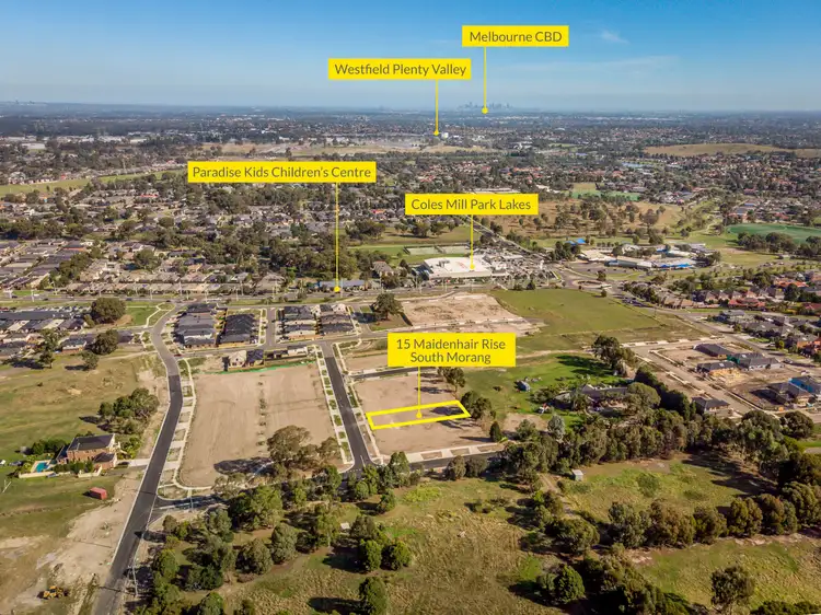 Third view of Homely land listing, 15 Maidenhair Rise, South Morang VIC 3752