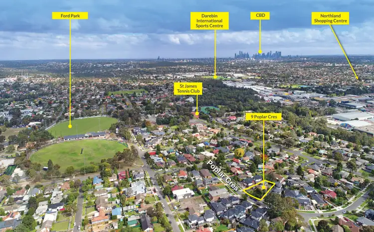 Second view of Homely house listing, 9 Poplar Crescent, Bellfield VIC 3081