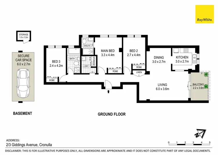 Fifth view of Homely apartment listing, 2/3 Giddings Avenue, Cronulla NSW 2230
