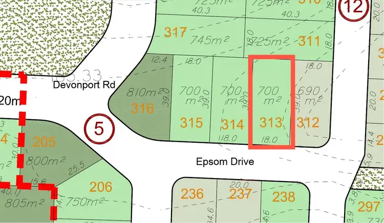 Main view of Homely land listing, Lot 313 Epsom Street, Emerald QLD 4720