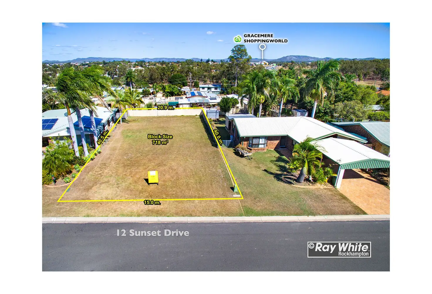 Main view of Homely land listing, 12 Sunset Drive, Gracemere QLD 4702