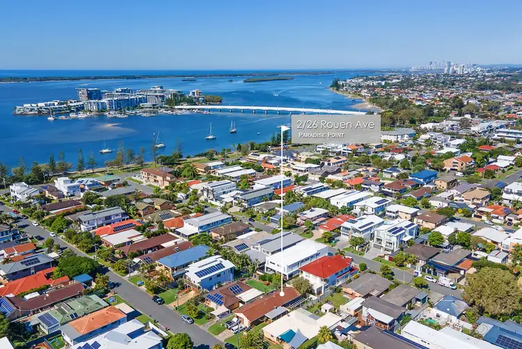 Second view of Homely unit listing, 2/26 Rouen Avenue, Paradise Point QLD 4216