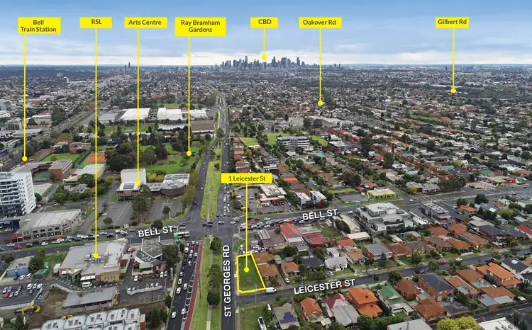 Main view of Homely land listing, 1 Leicester Street, Preston VIC 3072