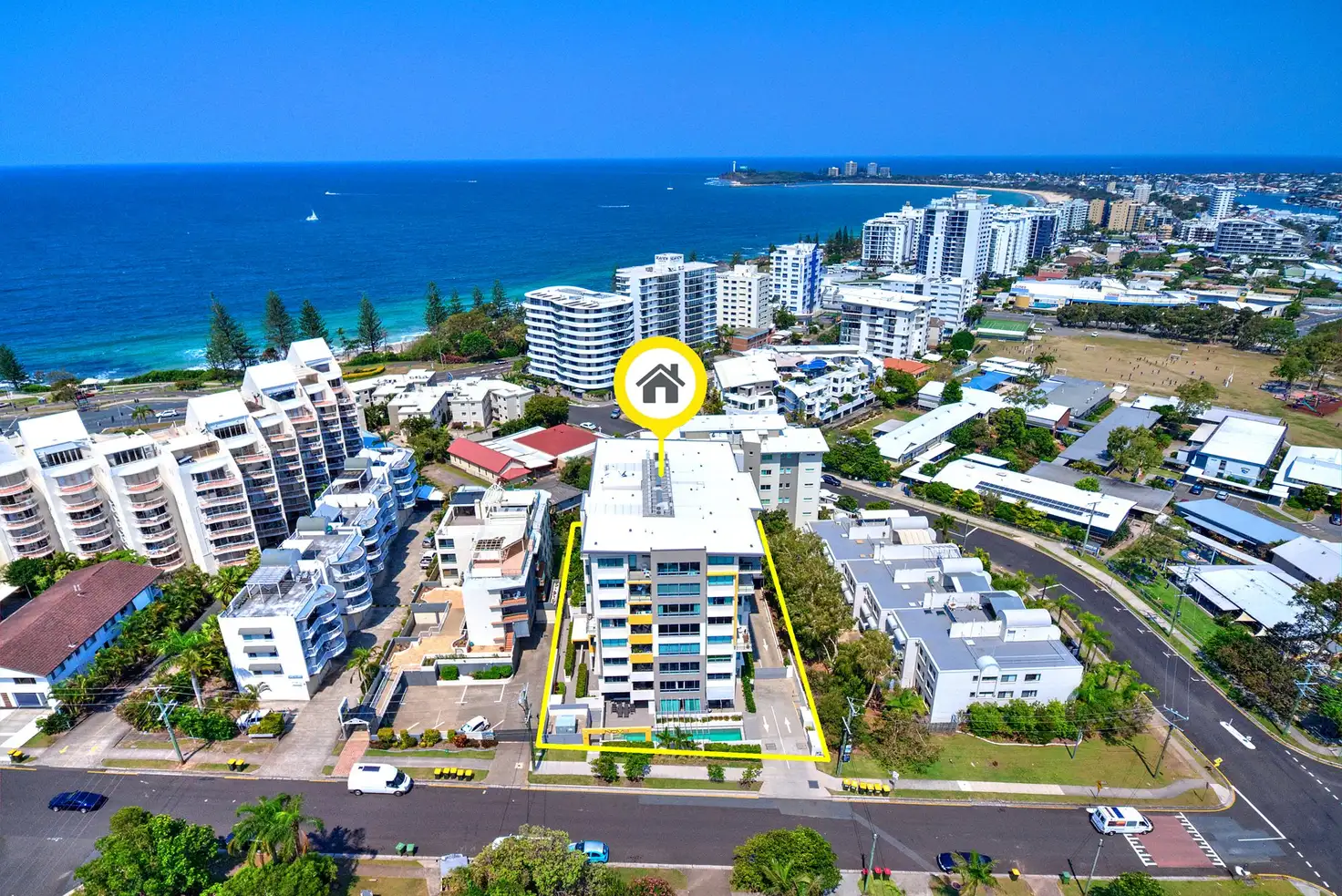 Main view of Homely unit listing, 802/17-21 Douglas Street, Mooloolaba QLD 4557