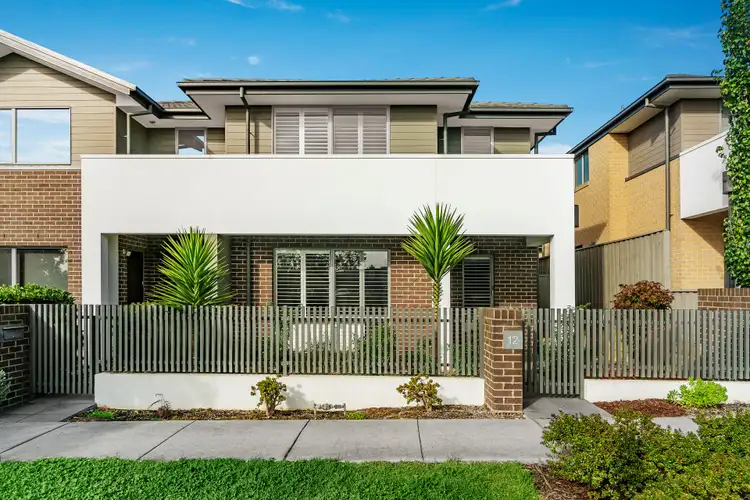 Main view of Homely townhouse listing, 12 Harcrest Boulevard, Wantirna South VIC 3152