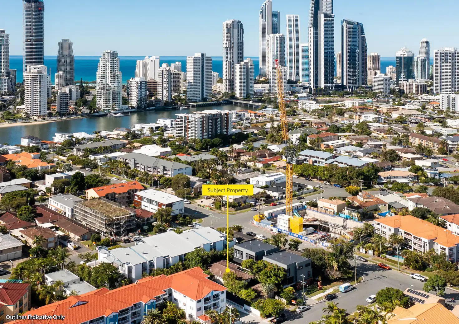 Main view of Homely semi-detached listing, 1 & 2/5 Purli Street, Chevron Island QLD 4217