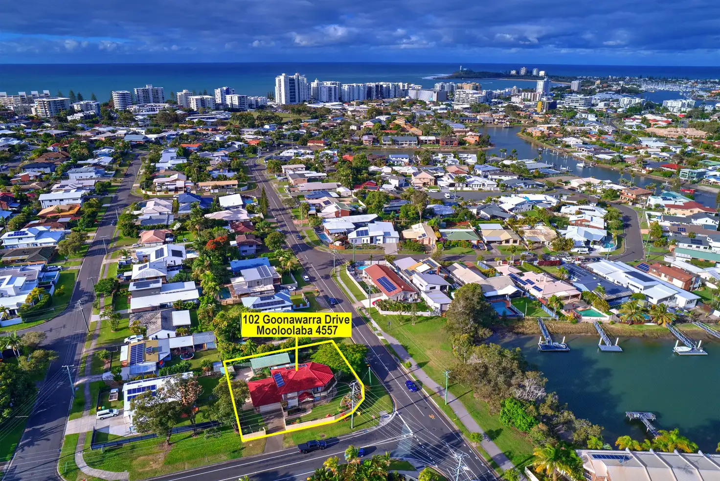 Main view of Homely house listing, 102 Goonawarra Drive, Mooloolaba QLD 4557