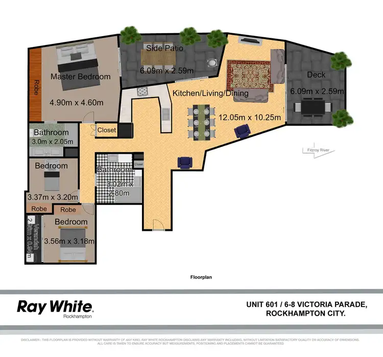 Second view of Homely apartment listing, 601/6-8 Victoria Parade, Rockhampton City QLD 4700