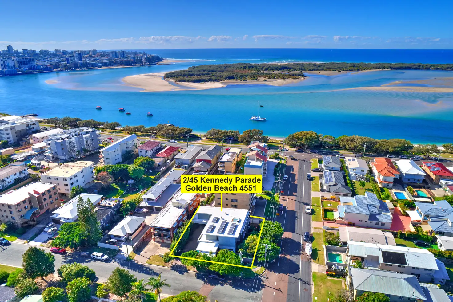 Main view of Homely house listing, Unit 2/45 Kennedy Parade, Golden Beach QLD 4551