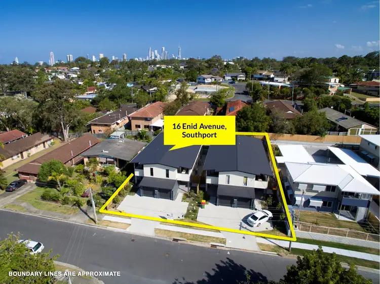Main view of Homely semi-detached listing, 16 Enid Avenue, Southport QLD 4215