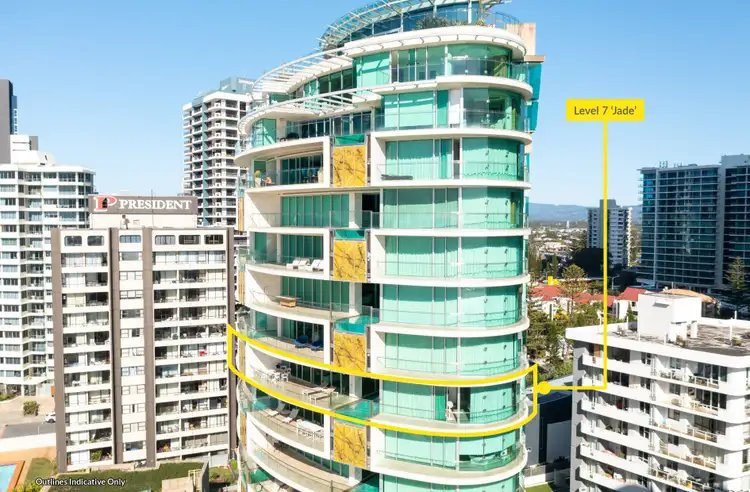 Third view of Homely apartment listing, 7/35 'Jade' Northcliffe Terrace, Surfers Paradise QLD 4217