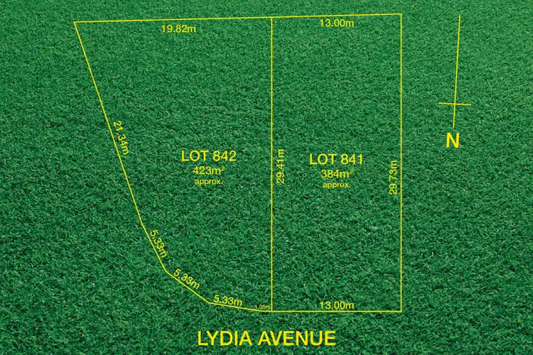 Main view of Homely land listing, Lots 841 & 842/23 Lydia Avenue, Ingle Farm SA 5098