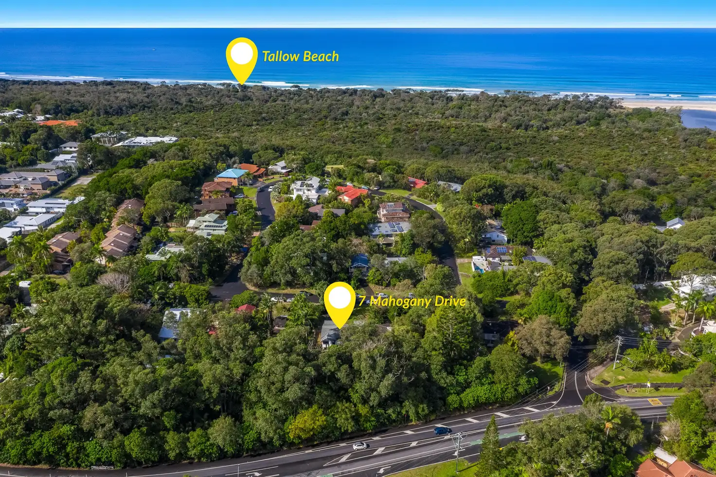 Main view of Homely house listing, 7 Mahogany Drive, Byron Bay NSW 2481