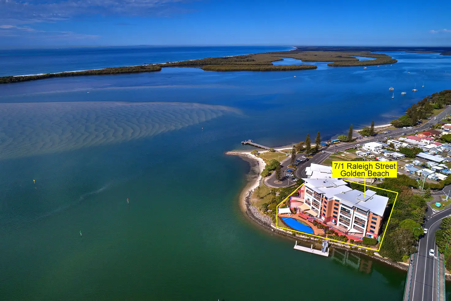 Main view of Homely unit listing, Unit 7/1 Raleigh Street, Golden Beach QLD 4551