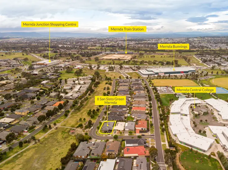 Second view of Homely house listing, 8 San Sisto Green, Mernda VIC 3754