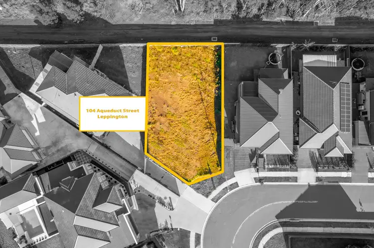Second view of Homely land listing, 104 Aqueduct Street, Leppington NSW 2179