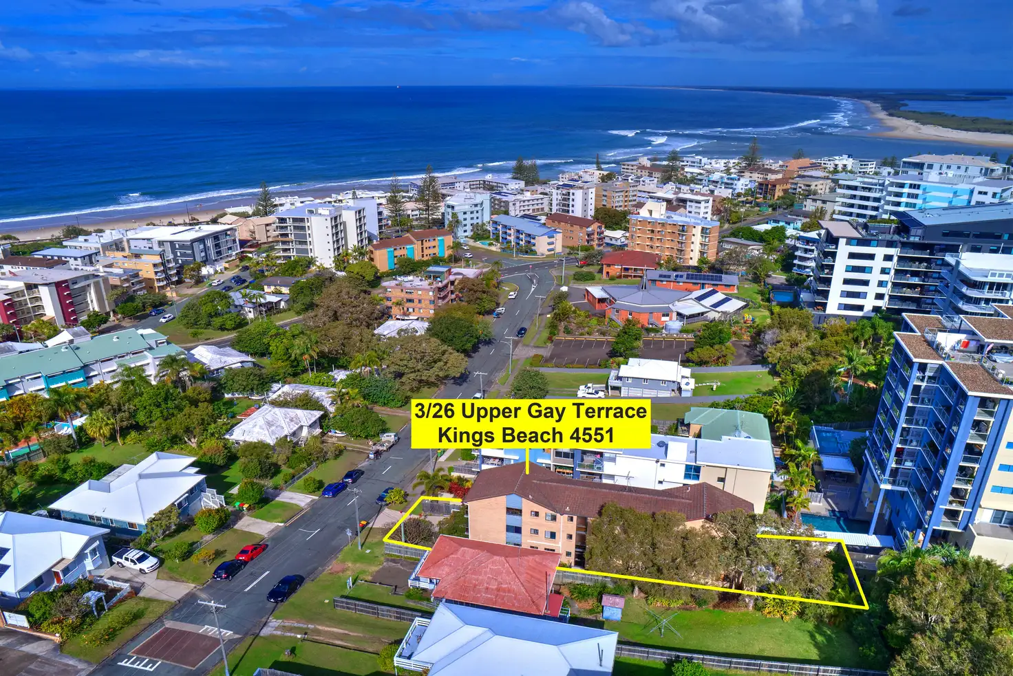 Main view of Homely unit listing, Unit 3/26 Upper Gay Terrace, Kings Beach QLD 4551