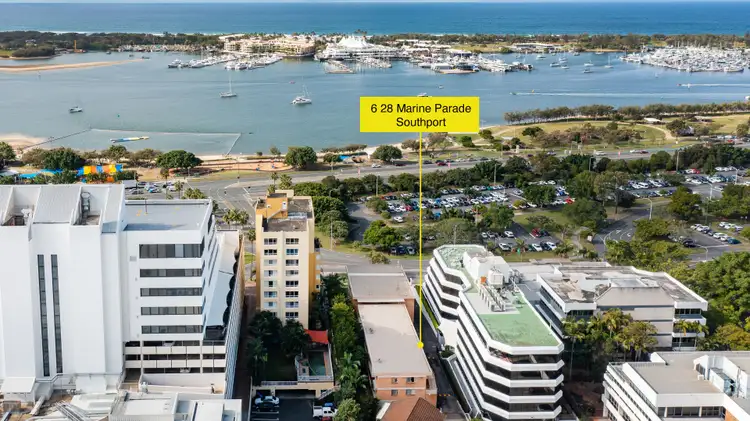 Fifth view of Homely unit listing, 6/28 Marine Parade, Southport QLD 4215