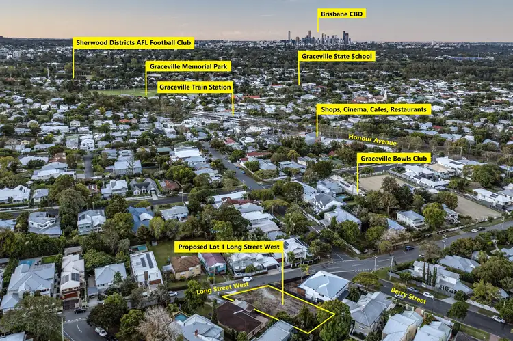 Second view of Homely land listing, LOT 1 (Proposed) Long Street West, Graceville QLD 4075