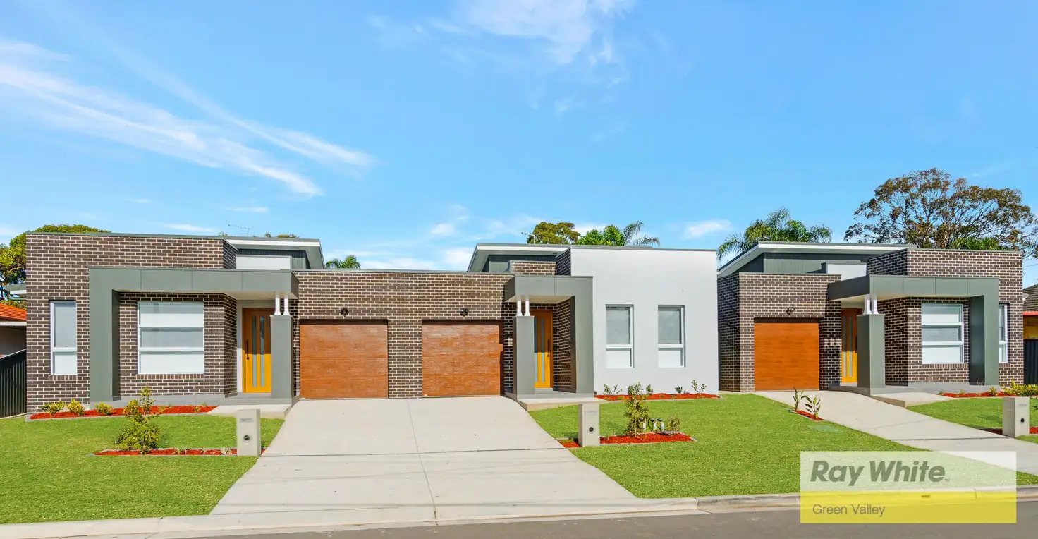 Main view of Homely semi-detached listing, 1/16 Kaluga Street, Busby NSW 2168